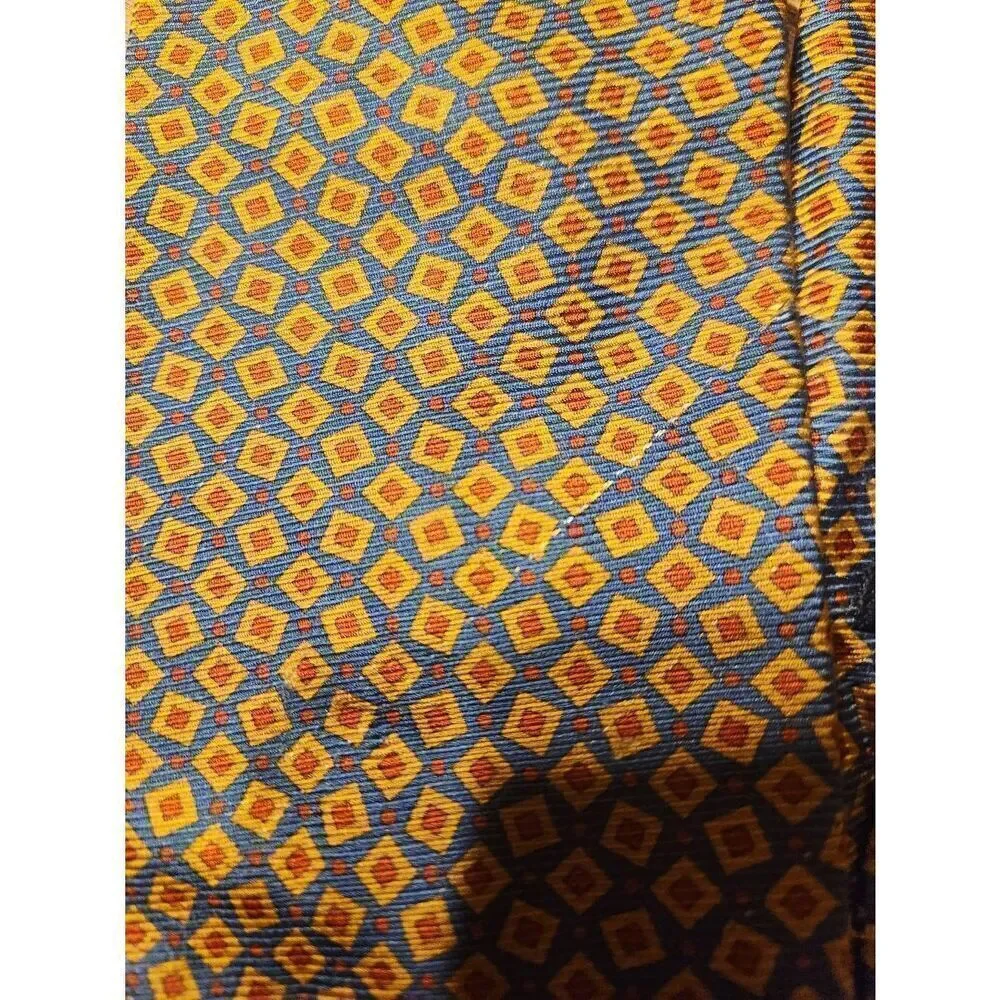 Vintage Burberry men's silk tie